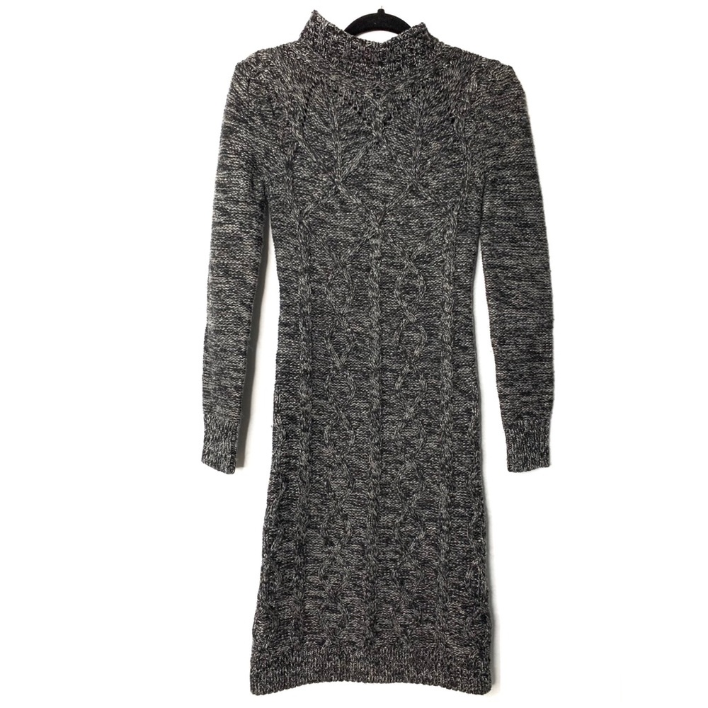 MODA International Gray Knit Sweater Dress VS